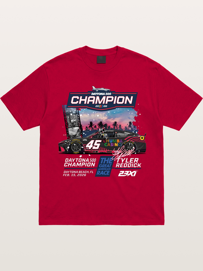 Tyler Reddick 45 Champion Car Art Gildan T-shirt