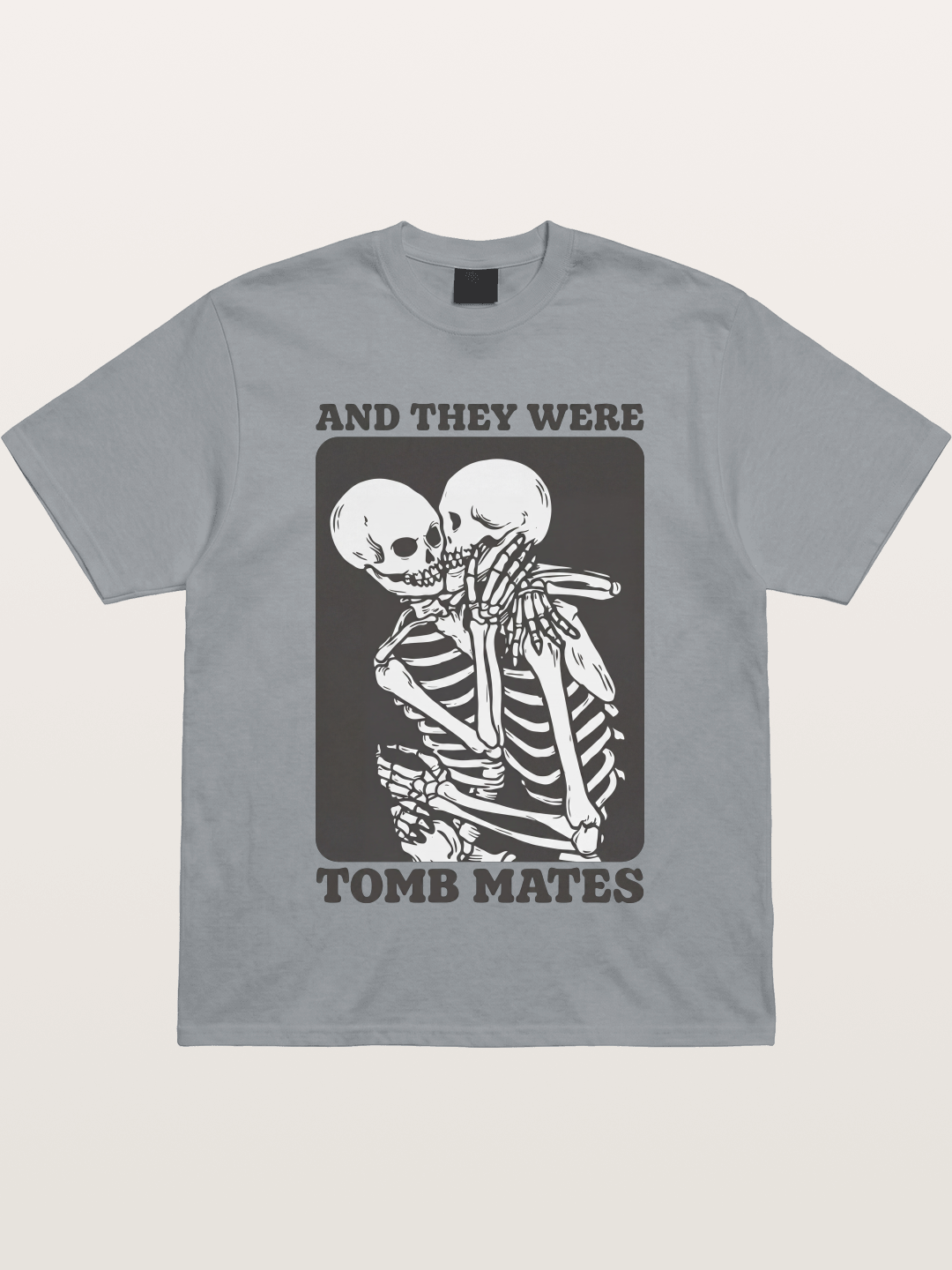 Tomb Mates Skeleton Couple Pride Gildan T-shirt