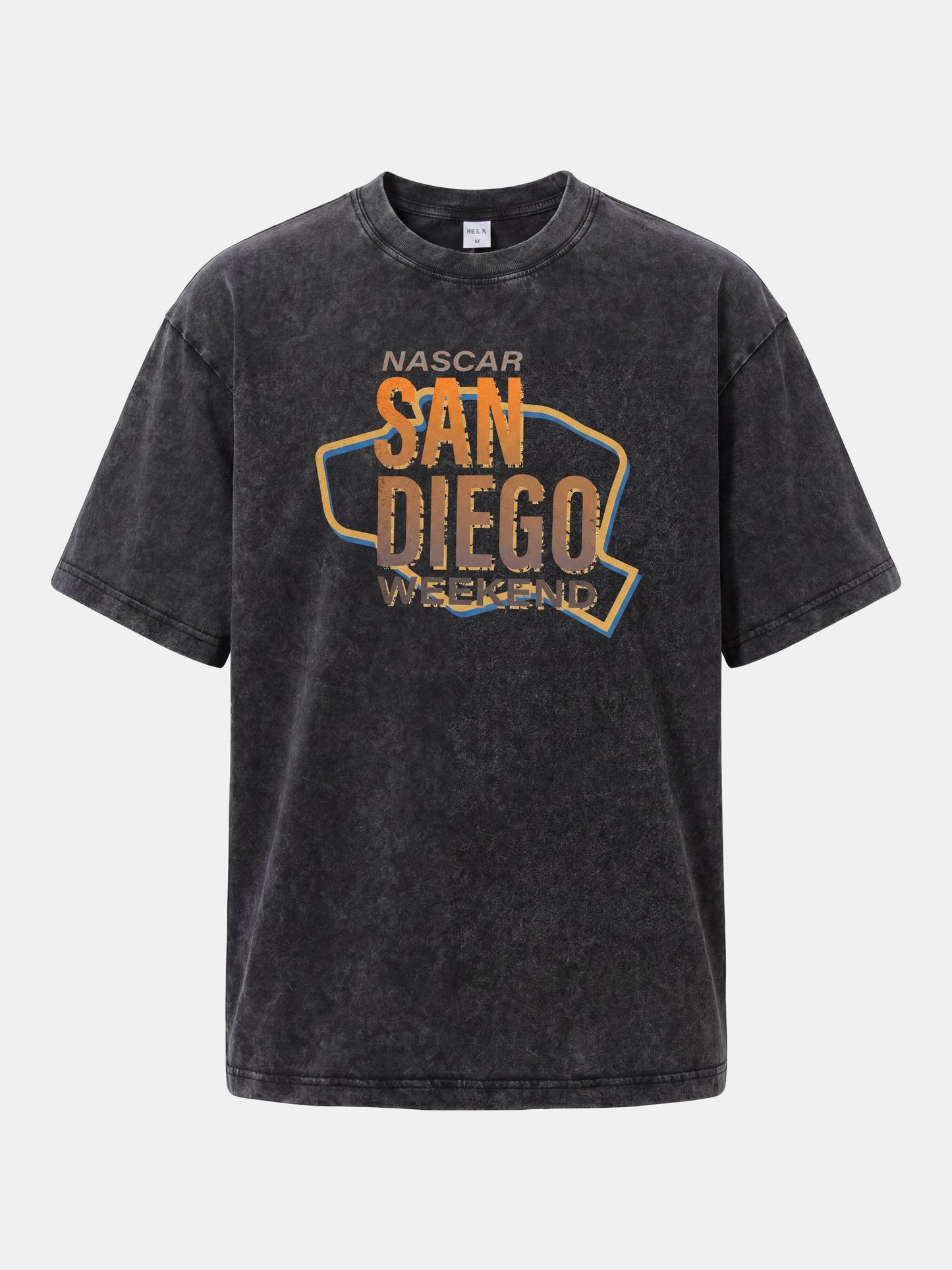 San Diego Weekend Vintage Typography Washed T-shirt