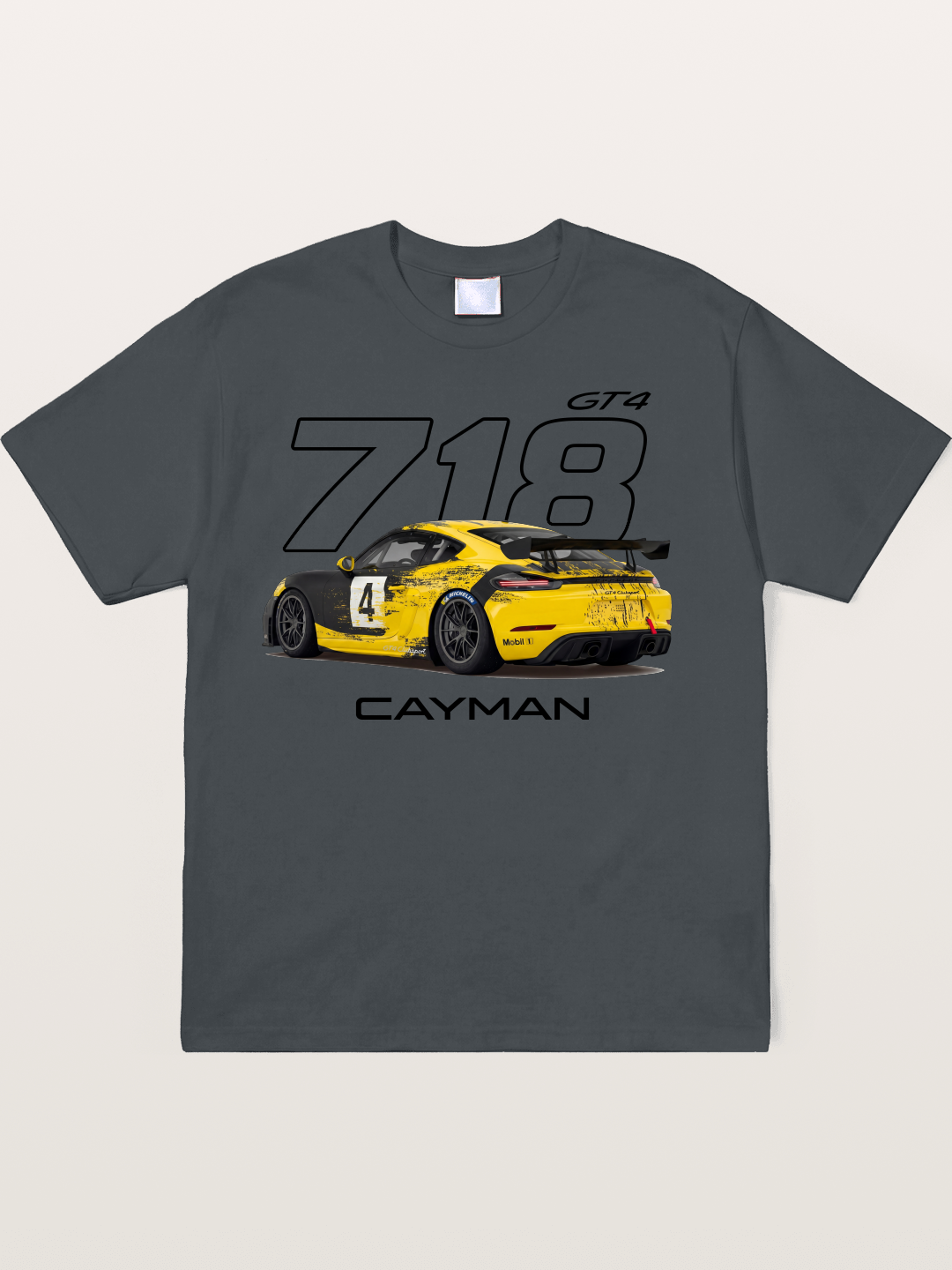 Porsche 718 Cayman GT4 Poster Soft-Stay T-shirt