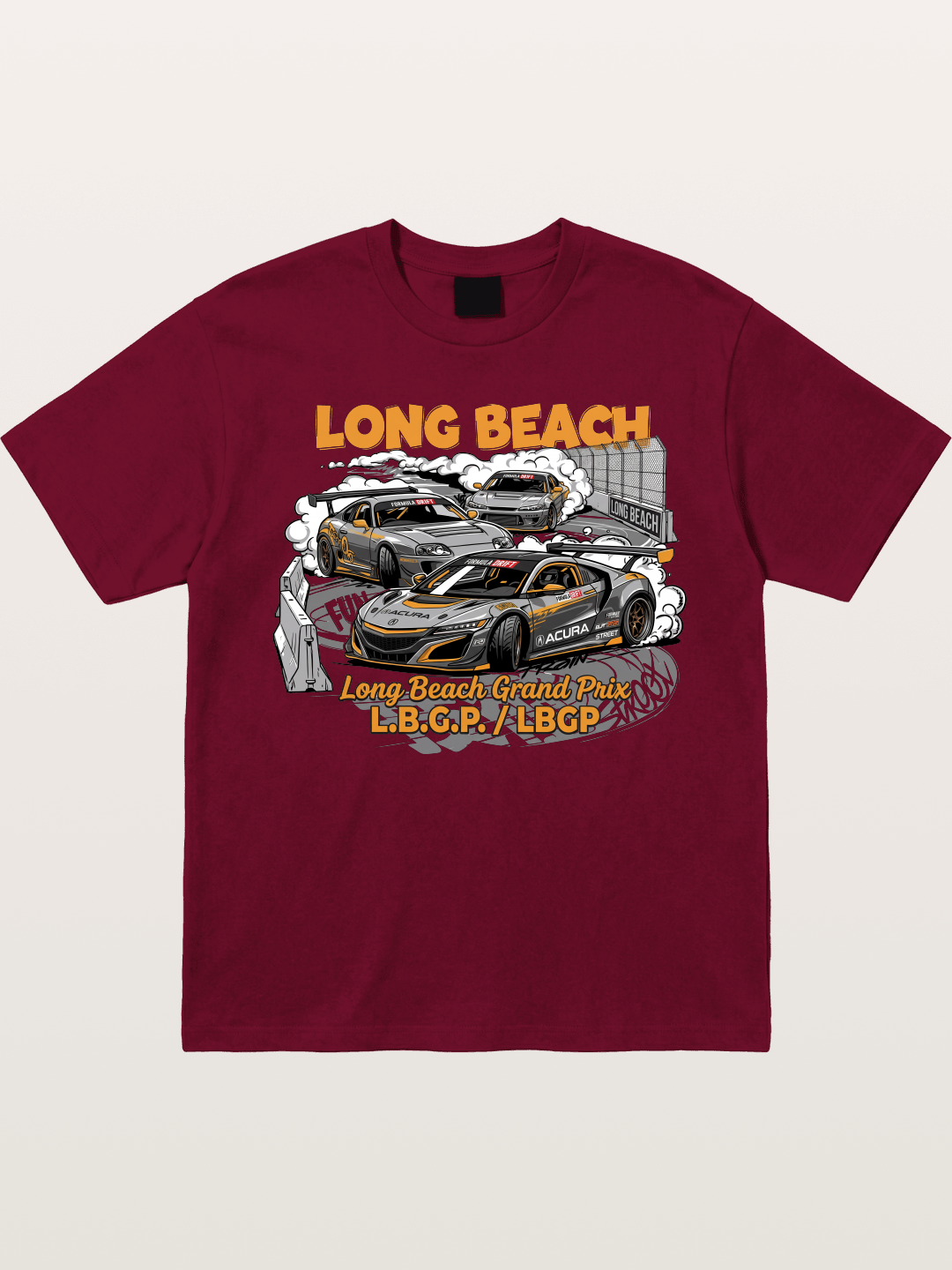 Long Beach Multi-Car Race Gildan T-shirt
