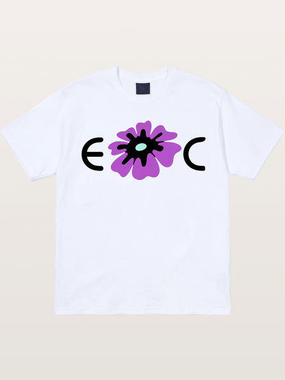 Purple EDC Daisy Silhouette Gildan T-shirt