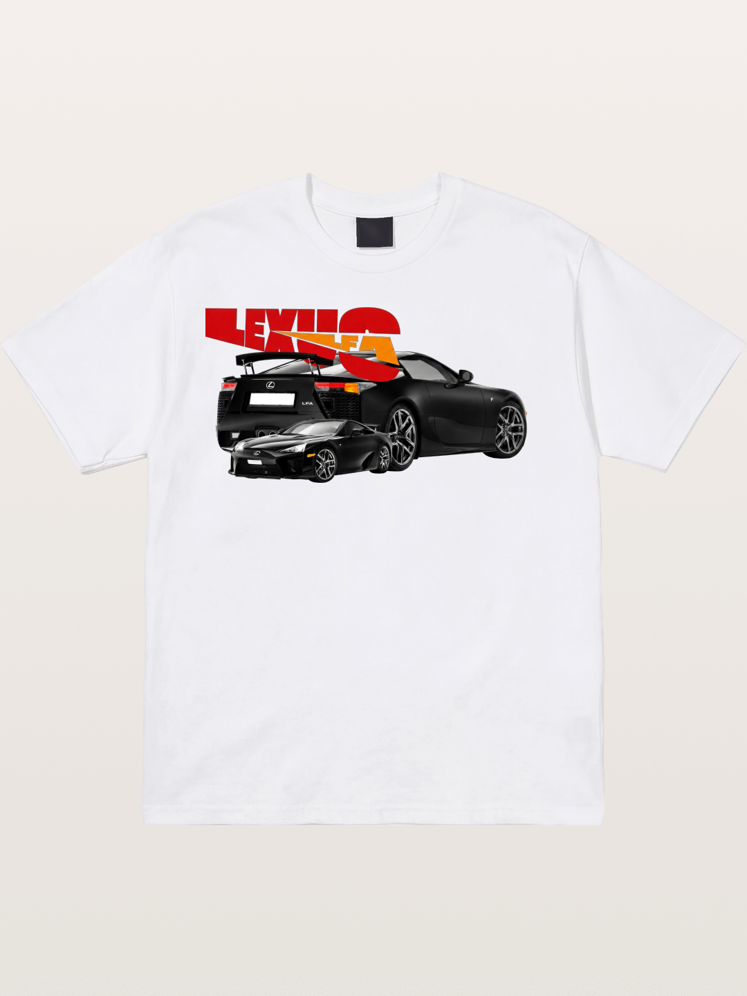 Lexus LFA Racing Collage Art Cotton T-shirt