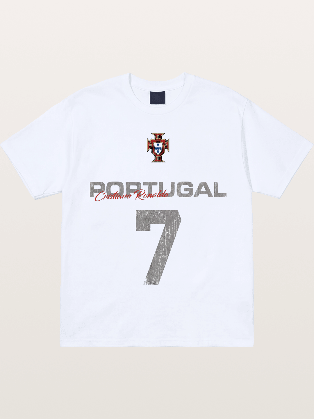 Portugal Ronaldo 7 Jersey Gildan T-shirt