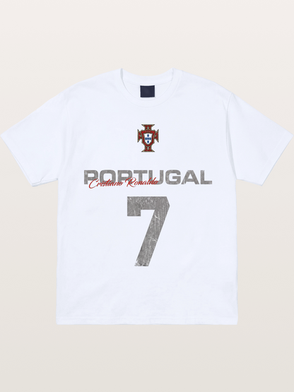 Portugal Ronaldo 7 Jersey Gildan T-shirt