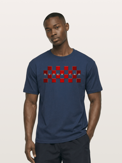Checkered Ring Cotton T-shirt