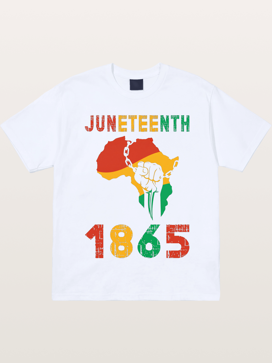 Juneteenth 1865 Africa Freedom Fist Gildan T-shirt