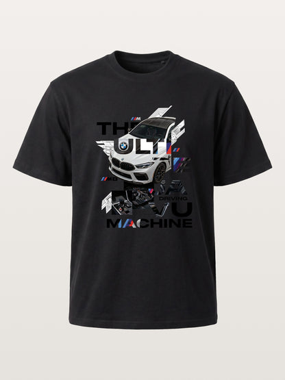 BMW M8 Tech Collage Poster Cotton T-shirt