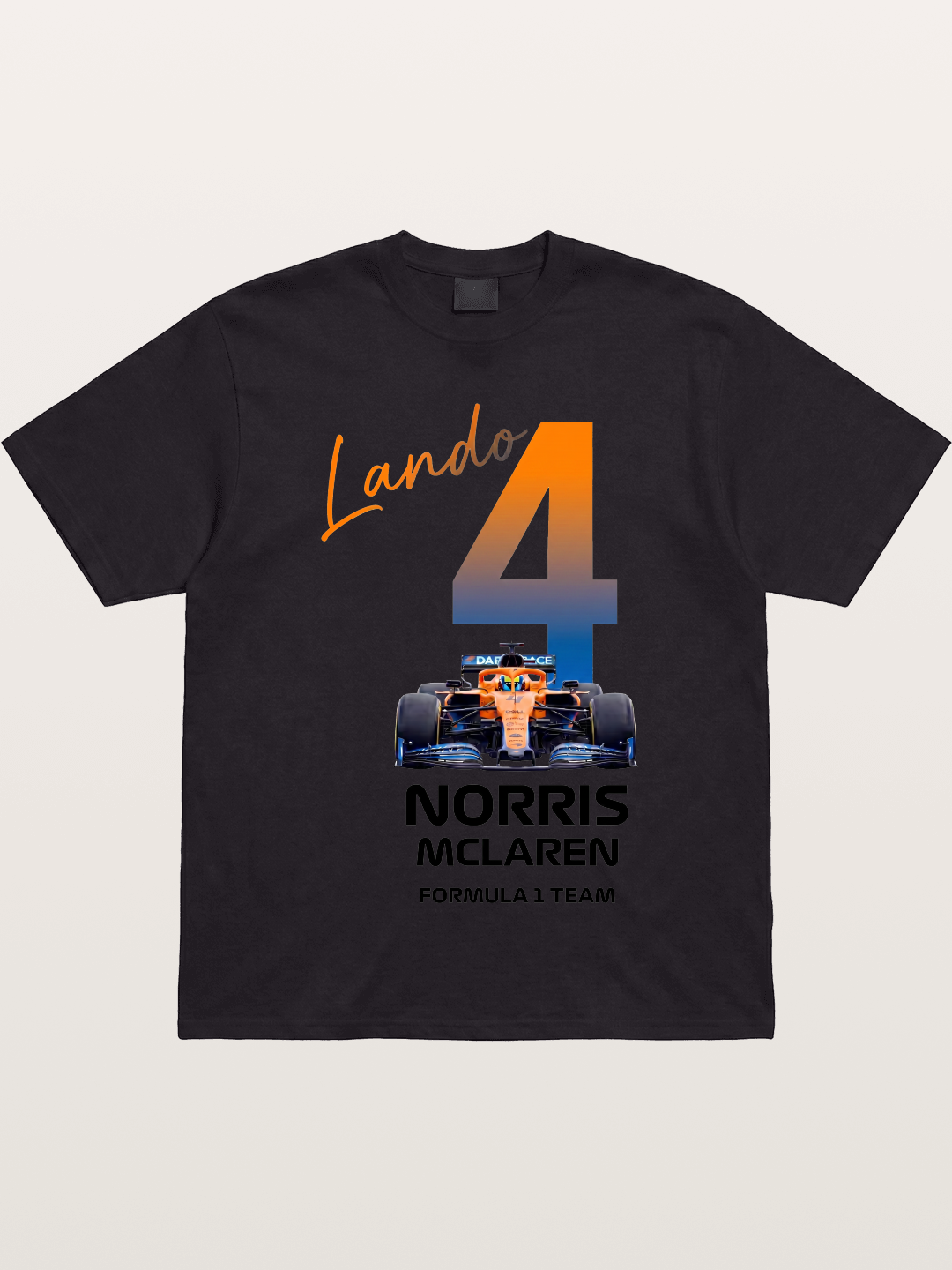 Lando Norris McLaren 4 Graphic Gildan T-shirt