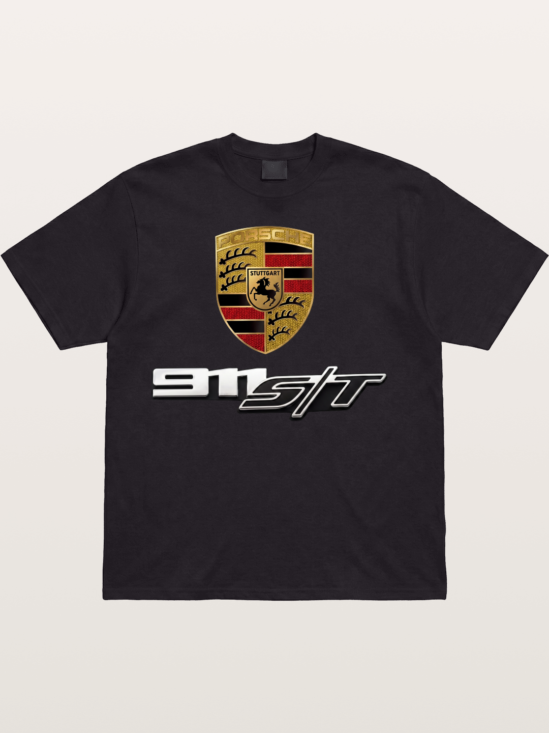 Porsche Crest With 911 ST Cotton T-shirt