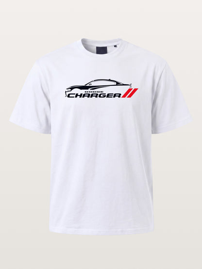 Charger Silhouette Strip Art Gildan T-shirt