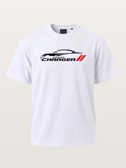 Charger Silhouette Strip Art Gildan T-shirt