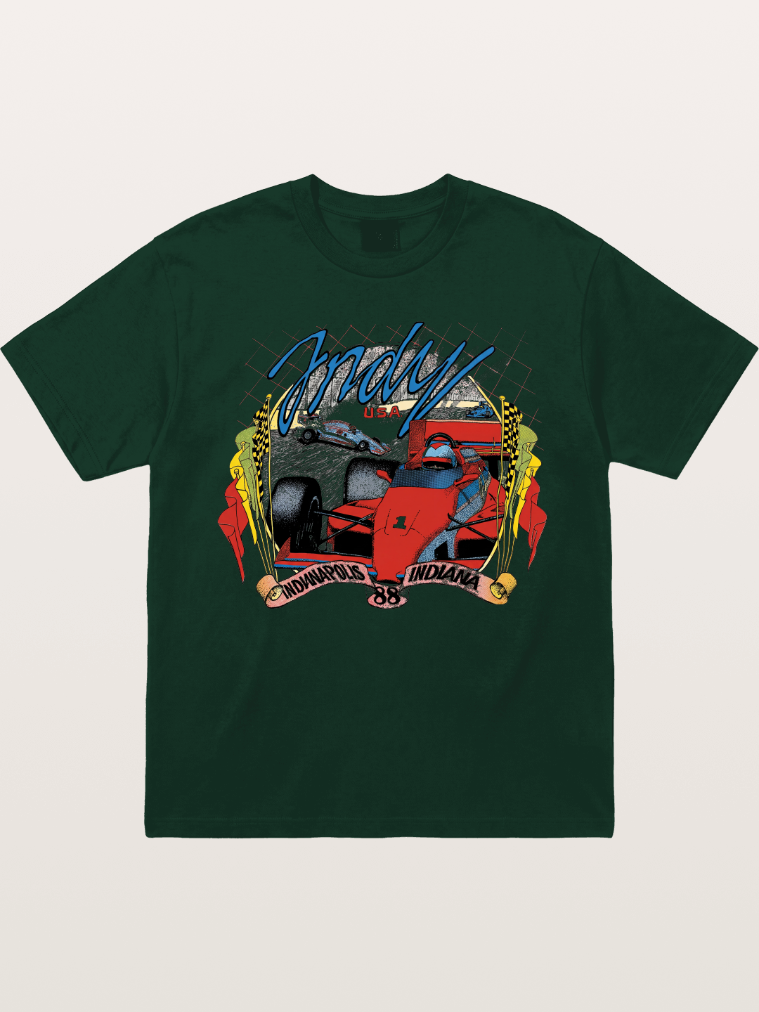 Indy 500 Retro Gildan T-shirt