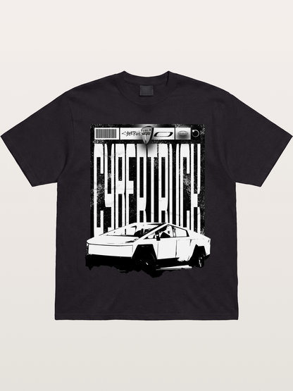 Tesla Cybertruck Glitch Poster Gildan T-shirt