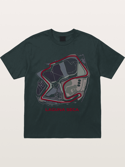 Laguna Seca Corkscrew Track Gildan T-shirt