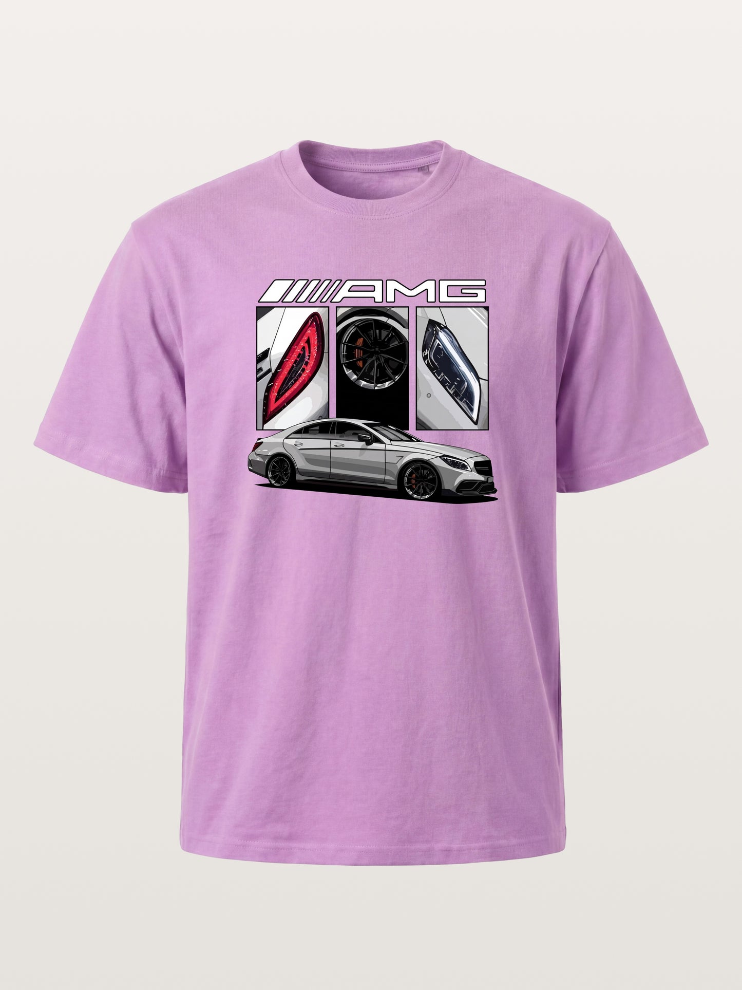 AMG Coupe Split Body Component Collage Gildan T-shirt
