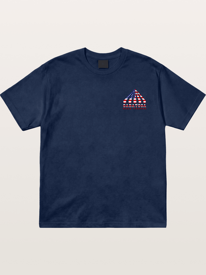 Saratoga Star Spangled Tent Top Cotton T-shirt
