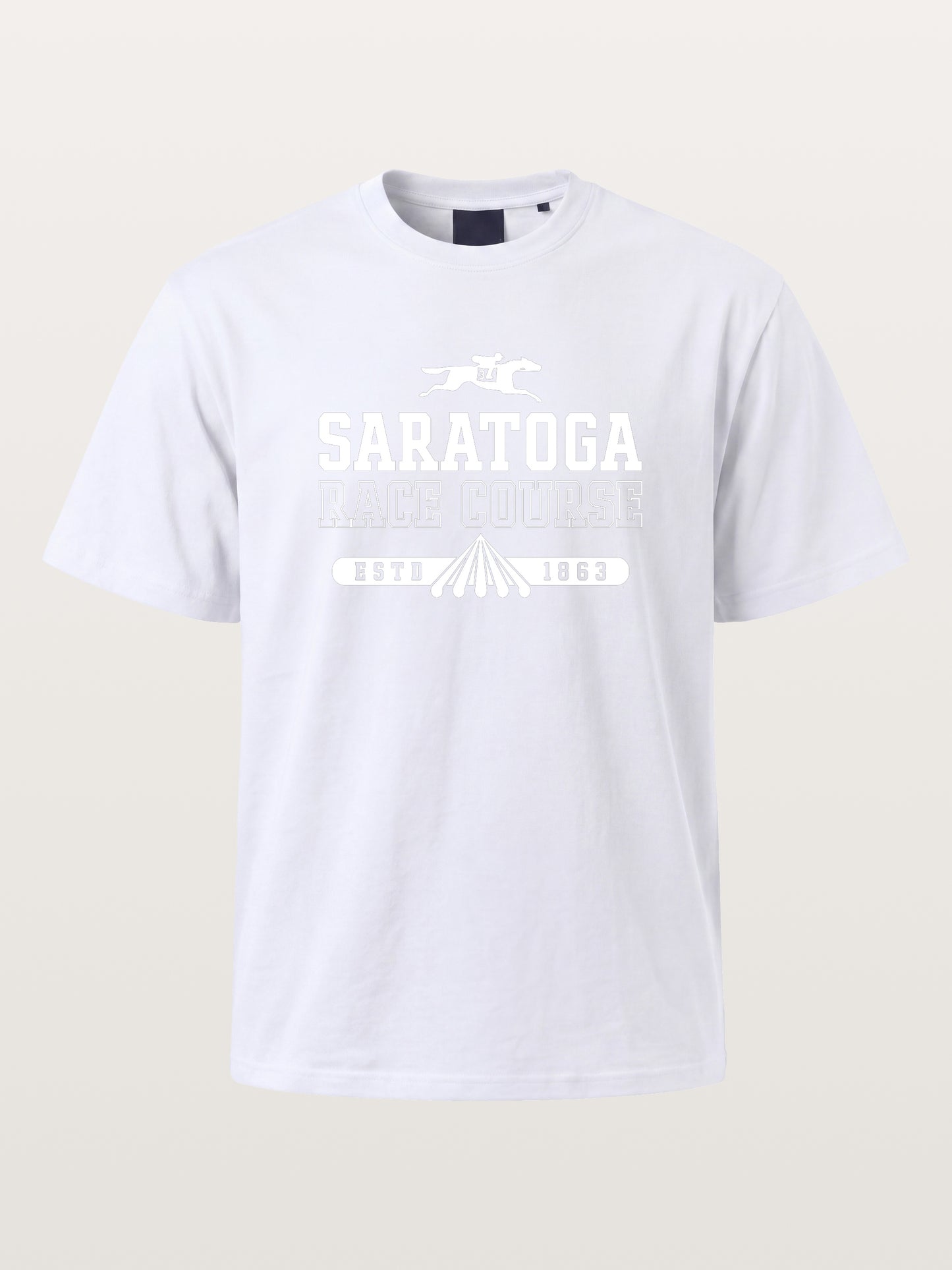 Saratoga 1863 Equestrian Heritage Mark Cotton T-shirt