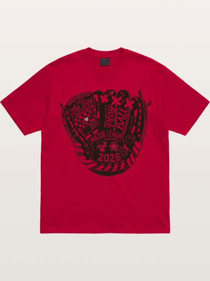Play Ball Glove Gildan T-shirt
