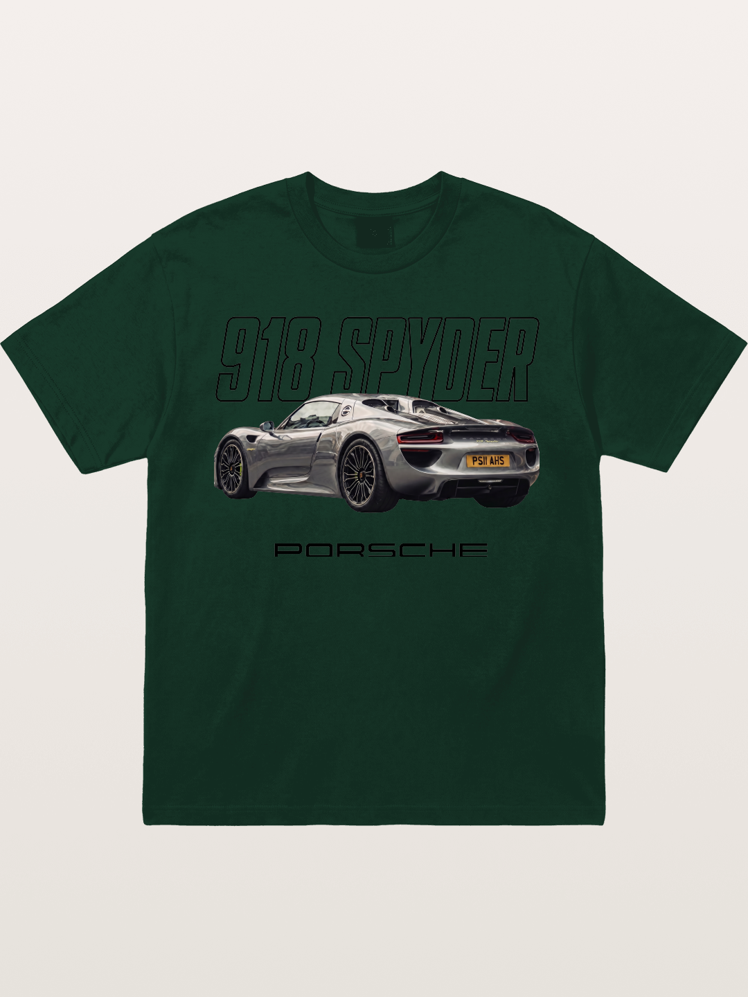 Porsche 918 Spyder Graphic Art Gildan T-shirt
