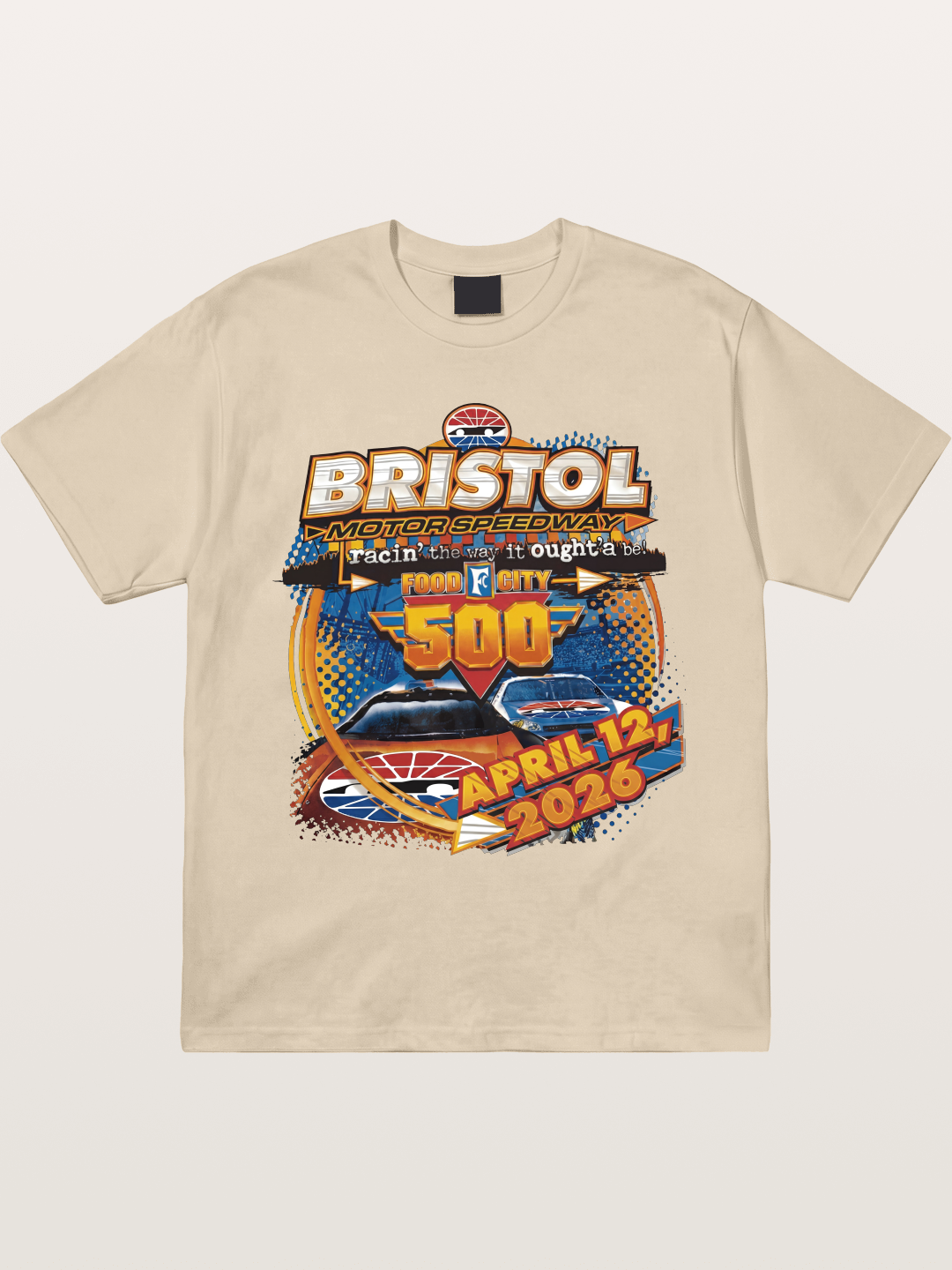 2026 Bristol Food City 500 Print Gildan T-shirt