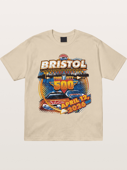 2026 Bristol Food City 500 Print Gildan T-shirt