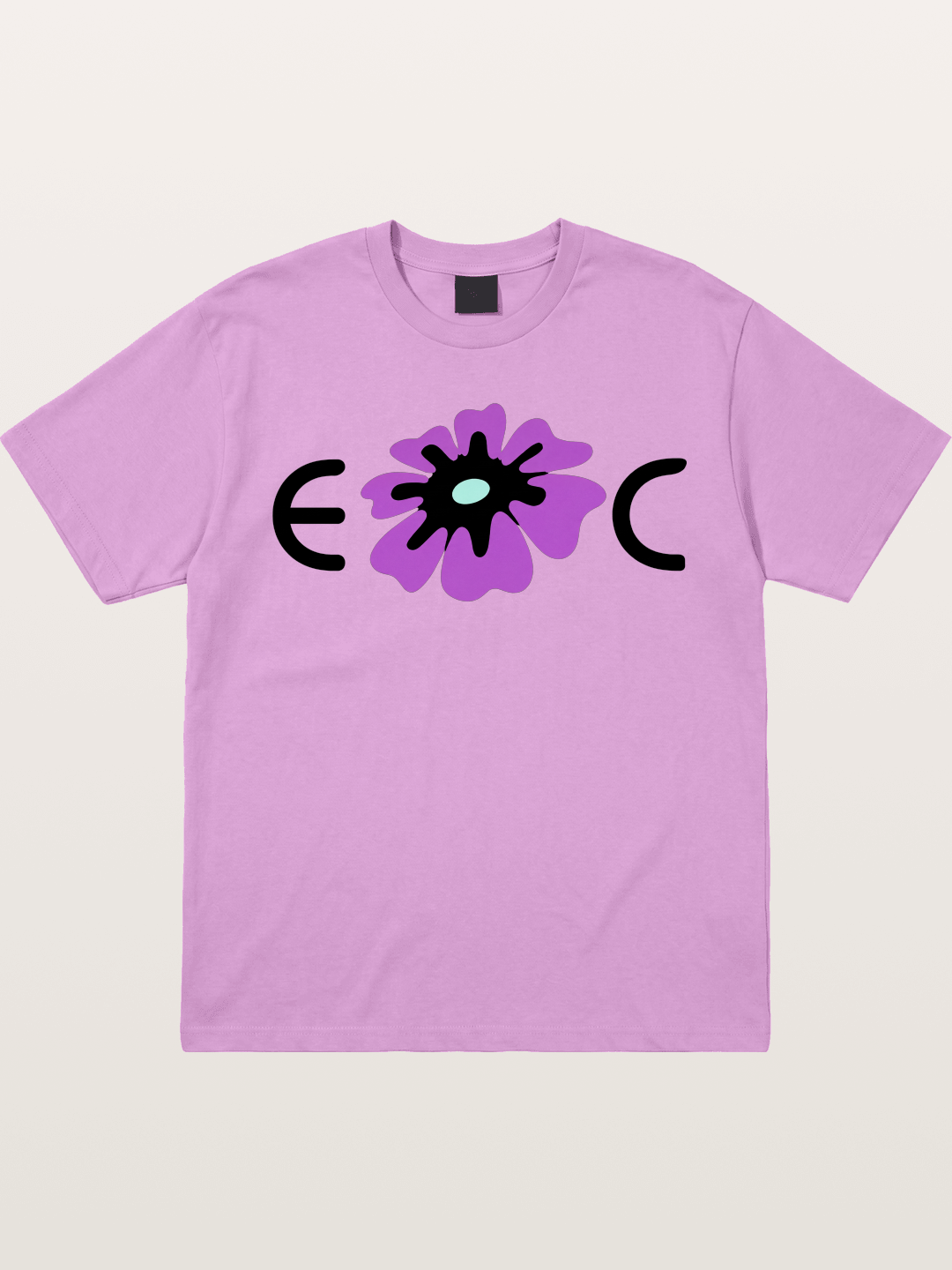 Purple EDC Daisy Silhouette Gildan T-shirt
