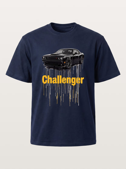 Drip Paint Challenger Poster Cotton T-shirt