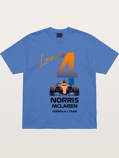 Lando Norris McLaren 4 Graphic Gildan T-shirt