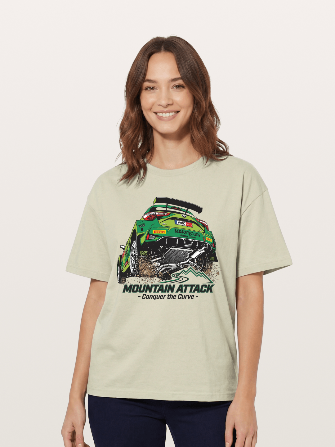Curve Attack Cotton T-shirt