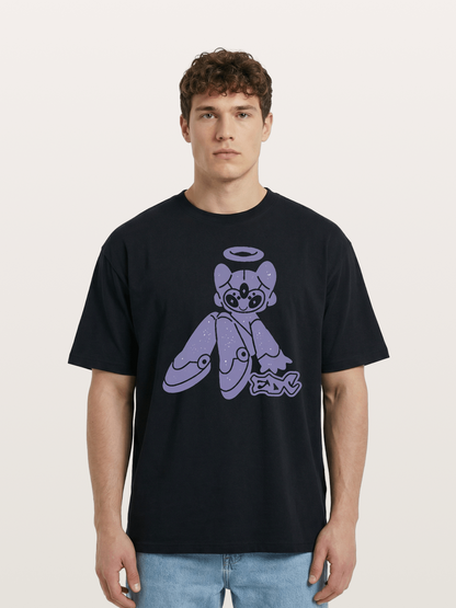 Angel Bear EDC Festival Art Cotton T-shirt