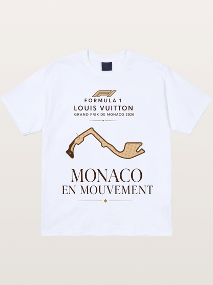 LV Monaco Track Pattern Art Gildan T-shirt