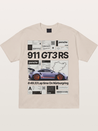 GT3 RS Poster Cotton T-shirt