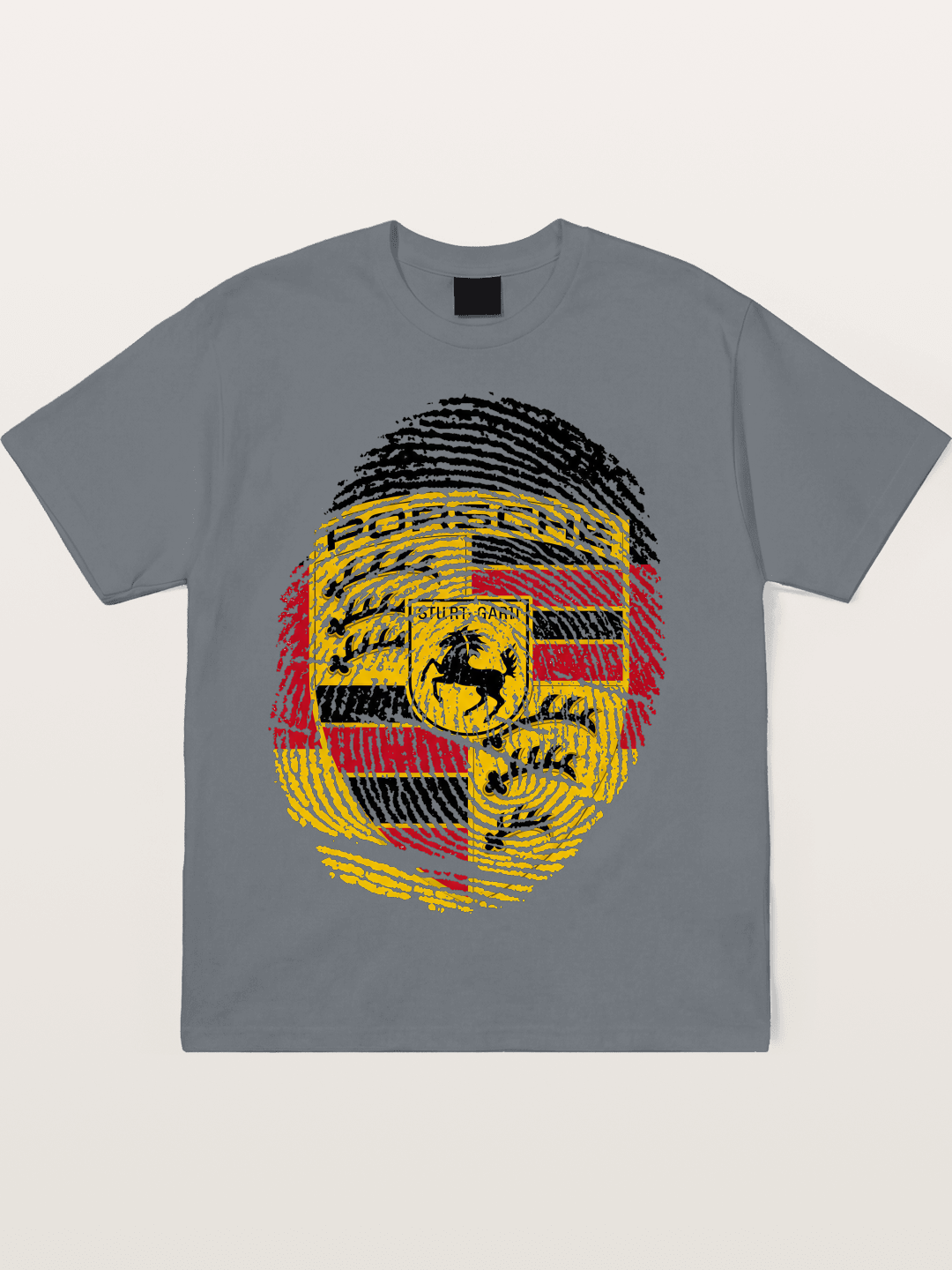 Porsche Crest Fingerprint Cotton T-shirt