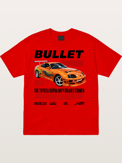 Toyota Supra Fast Furious Print Cotton T-shirt