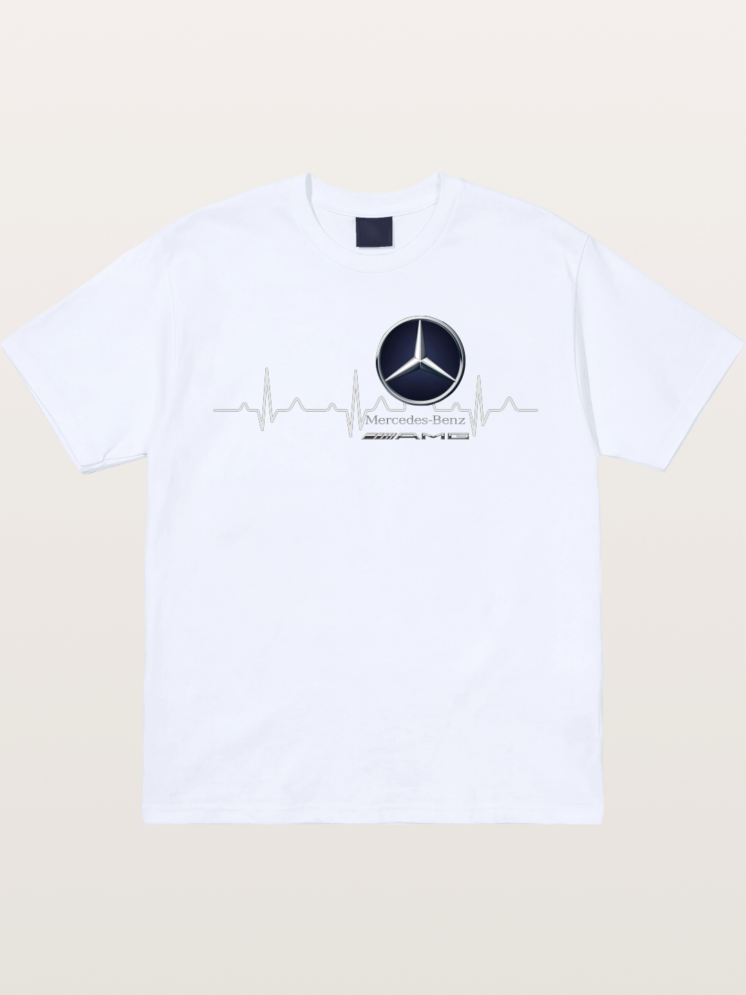 Mercedes Heartbeat Line Gildan T-shirt