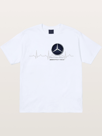Mercedes Heartbeat Line Gildan T-shirt