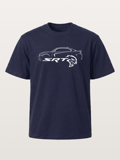 SRT Hellcat Side Silhouette Art Gildan T-shirt