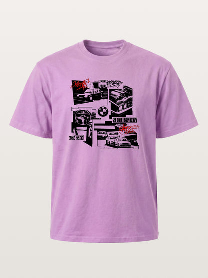 BMW E30 Collage Graffiti Art Gildan T-shirt