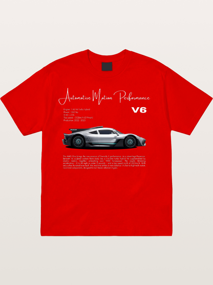 V6 Hybrid Power Cotton T-shirt