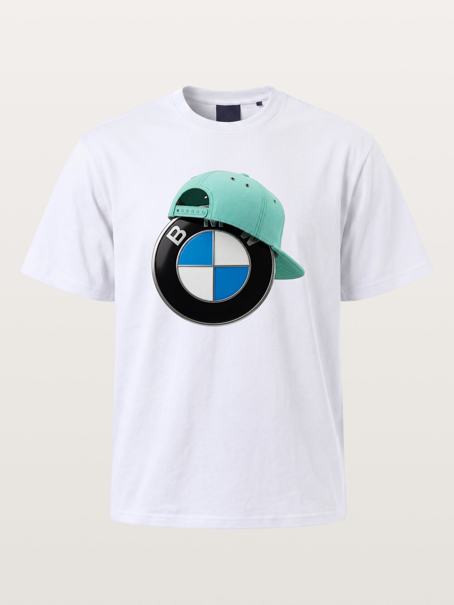 BMW Logo & Tiffany Cap Art Gildan T-shirt