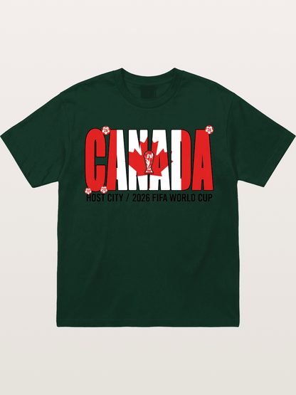 Canada 2026 World Cup Typography Gildan T-shirt