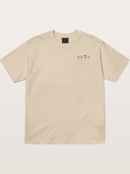 Tesla Logo Heartbeat Sticker Gildan T-shirt