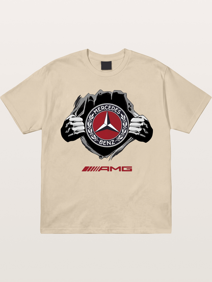 Benz Star Tear Graphic Gildan T-shirt