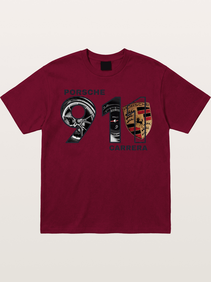 Porsche 911 Carrera Composite Logo Gildan T-shirt