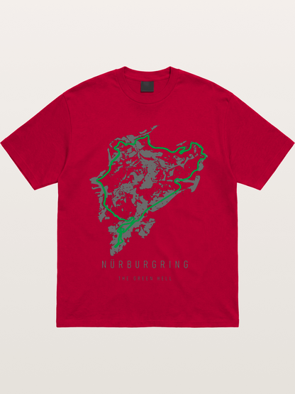 Green Hell Nu?rburgring Track Gildan T-shirt