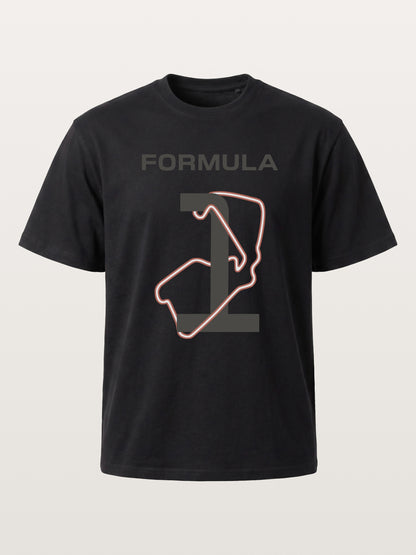 Formula 1 Silverstone Track Monogram Cotton T-shirt