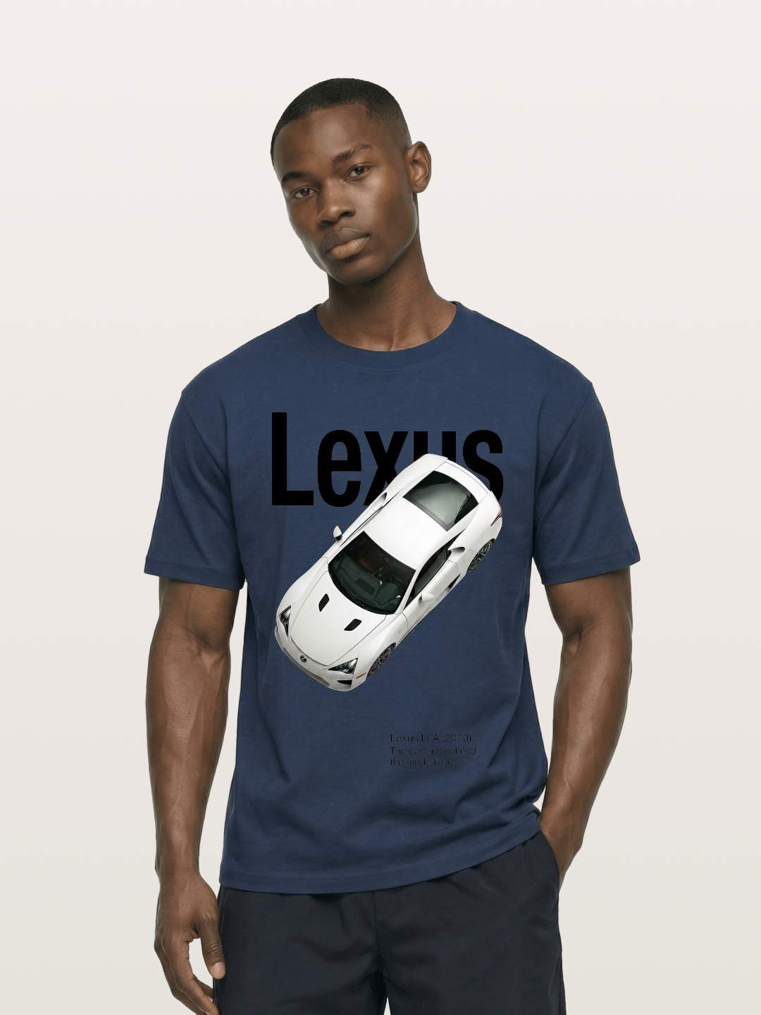 Lexus LFA Overhead View Art Cotton T-shirt
