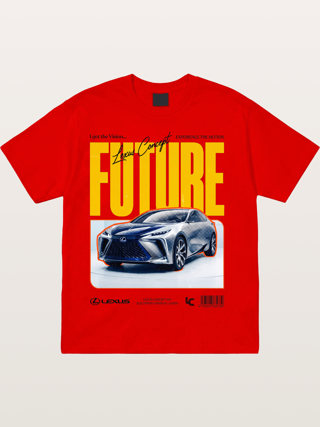 Future Lexus Concept Magazine Cotton T-shirt