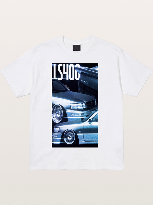 LS400 JDM Double Car Print Cotton T-shirt